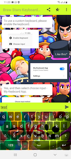 Brawl Stars Keyboard Wallpaper