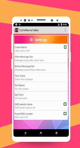 TRUE ID caller name announcer