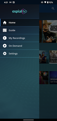 Android application EspialTV screenshort