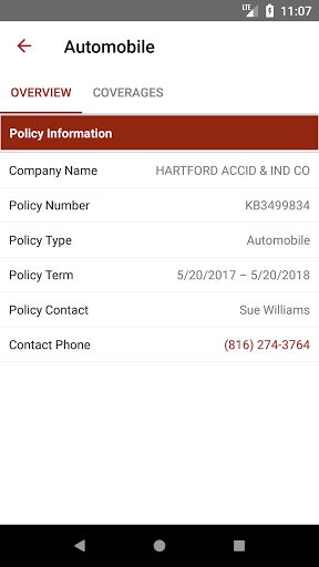 Rust Insurance Agency Online Screen 2
