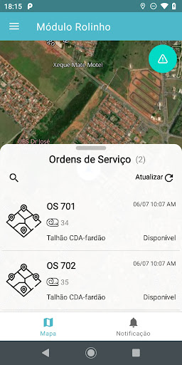 Solinftec CDA Screen 2
