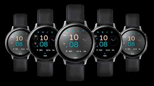 Android application Colorful Spruce For Wear OS screenshort