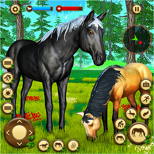 Wild pferd Simulator Spiele 3D