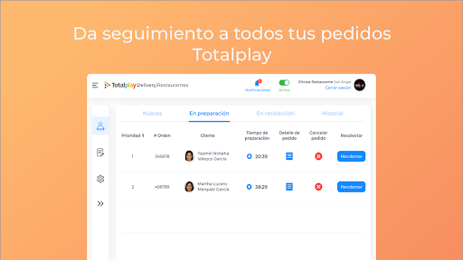 Totalplay DeliveryRestaurantes Screen 3