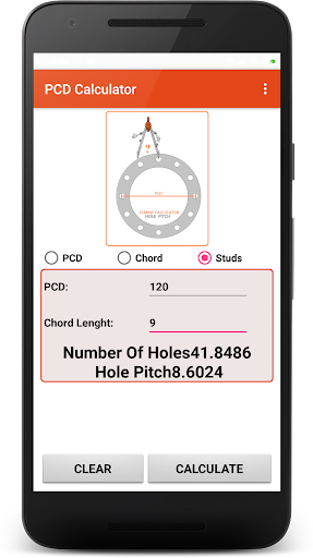 PCD Calculator Screen 3