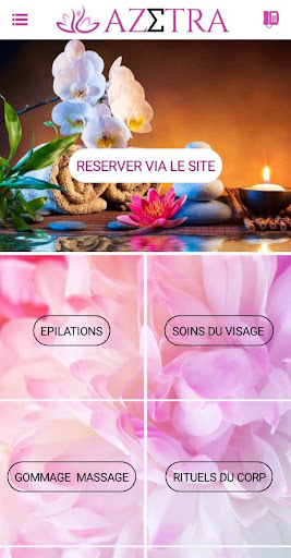 Android application Azetra Institut & Spa screenshort