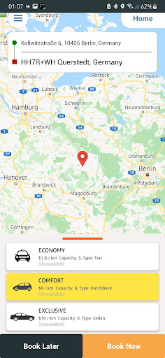 My Taxi Screen 2