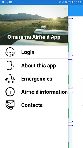 Android application Omarama Airfield app screenshort