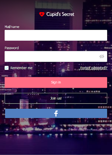 Android application Cupids Den screenshort