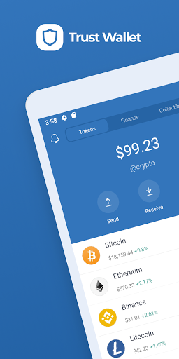 Trust: Crypto & Bitcoin Wallet  APK screenshots 1