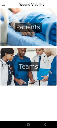 Android application Wound Viability screenshort