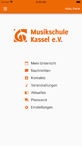 Android application Musikschule Kassel e.V. screenshort