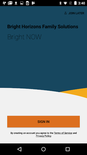 Android application Bright NOW screenshort