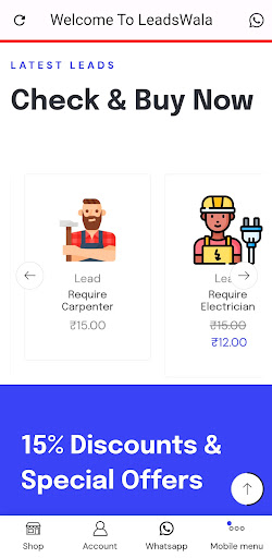 LeadsWala - Buy Quality Leads Screen 3
