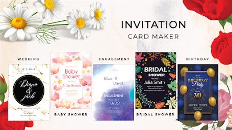 Invitation Card Maker & Ecards