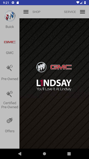 Android application Lindsay Buick GMC screenshort