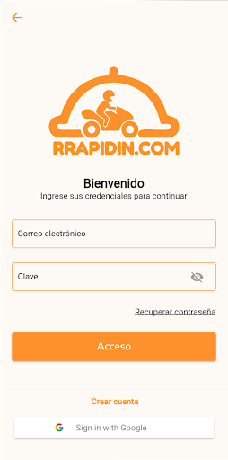 Android application Rrapidin screenshort