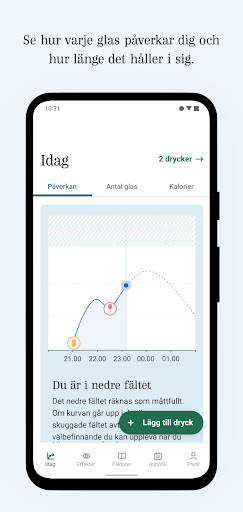 Android application Måttfull screenshort