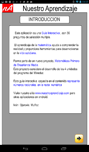 Racionales, Recta Numerica Screen 2