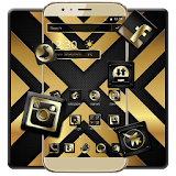 Luxury Black And Golden Theme icon