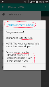 Phone INFO+ Samsung APK (Patched/Full) 3