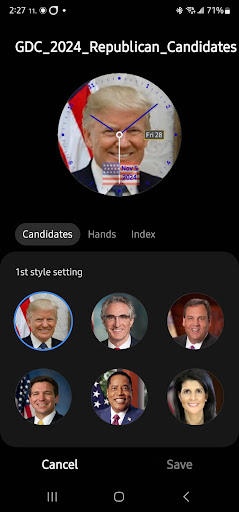 Android application 2024 Republican Candidates screenshort