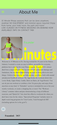 10FIT Fitness at Home! Screen 2