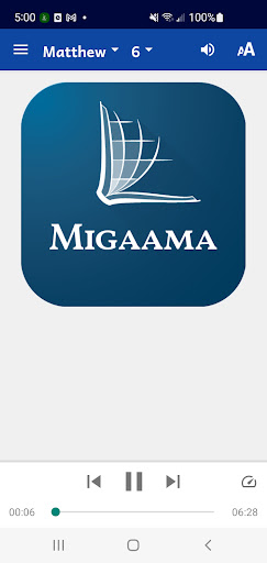 Migaama, Centre Bible Screen 2