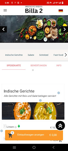Indisches Imbiss Billa Pizza 2 Screen 2