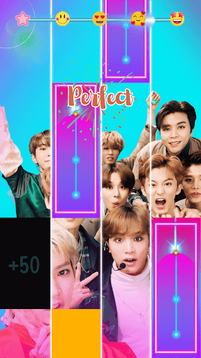 NCT 127 Piano Tiles Game Screen 2