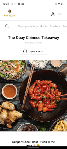 Android application The Quay Chinese Takeaway screenshort
