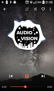 AudioVision Music Player Screenshot