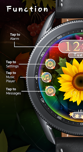 Autumn Flower River_Watchface Screen 2