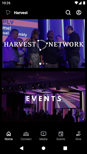 Android application My Harvest Network screenshort