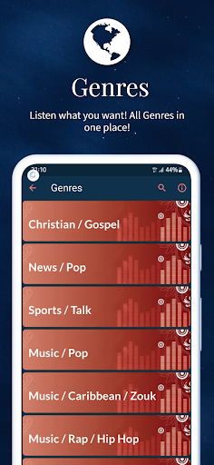 Haitian Radio Stations Live Screen 3
