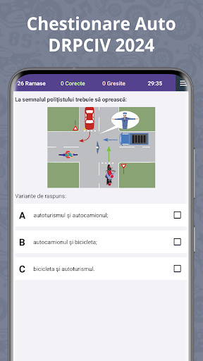 Android application Chestionare Auto 2024: ePermis screenshort