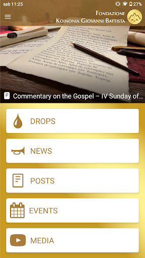 Android application Koinonia Giovanni Battista screenshort