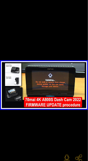 70mai dash cam 4k a800s guide Screen 3