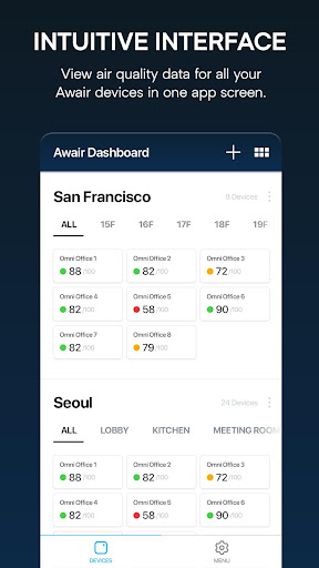AWAIR Business Screen 3