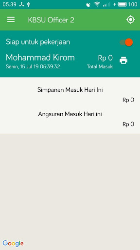 Android application KBSU Officer screenshort