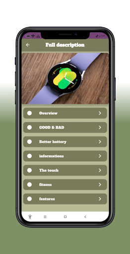 Android application Galaxy Watch 5 Pro Guide screenshort