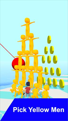 Android application Human Pyramid Runner screenshort