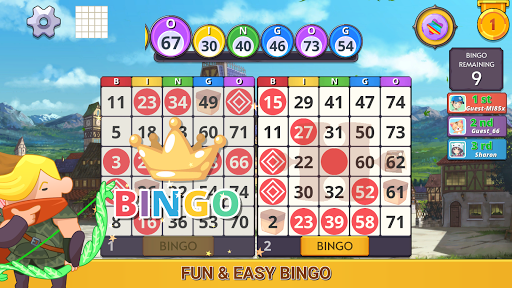 Android application Bingo Quest - Multiplayer Bing screenshort