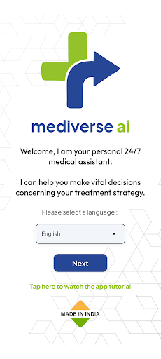 Android application Mediverse ai screenshort