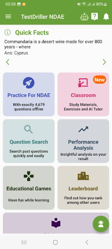 Android application TestDriller NDAE screenshort