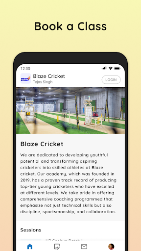 Android application Blaze Cricket screenshort