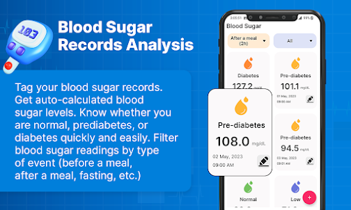 Blood Sugar App, Pill Reminder