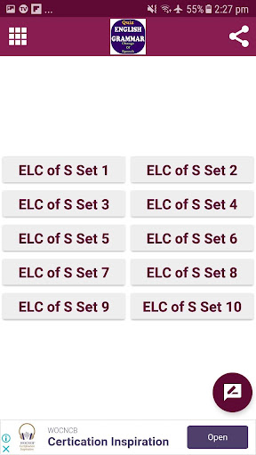 English Language Change of Speech Quiz