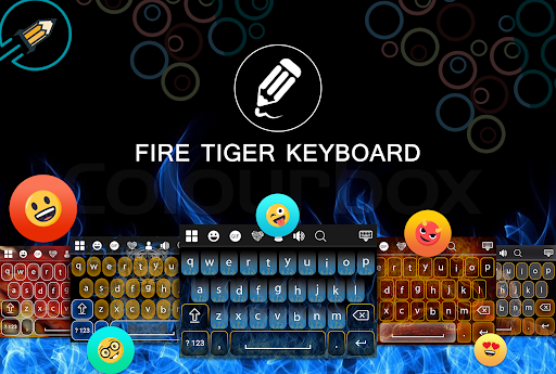 Android application Fire Tiger Keyboard screenshort