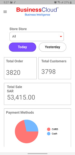 Business Cloud BI Screen 2